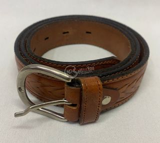 Cintura uomo marrone in pelle 113 cm cod. 1214