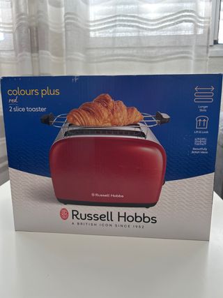 Tostadora Russell Hobbs 2 rebanadas roja