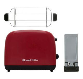 Tostadora Russell Hobbs 2 rebanadas roja