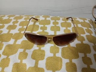 Gafas sol marrón dorado