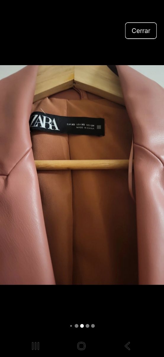 Blazer rosa Zara - Talla xs
