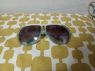 Gafas sol turquesa-blancas
