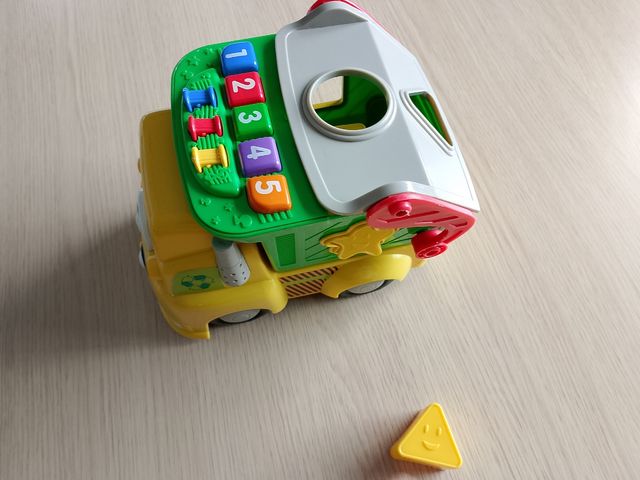 Camion Spazzatura Gioco Bimbi con luci e suoni