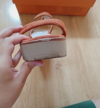 Sandalias con plataforma  color marrón