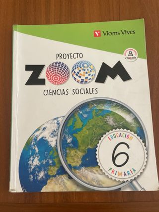 Libro Ciencias Sociales proyecto ZOOM 6 primaria