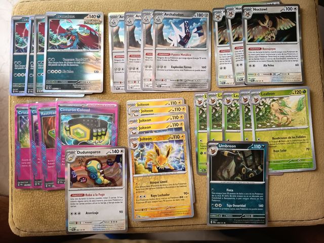 Pokemon Lote +500 Cartas Evoluciones Prismaticas