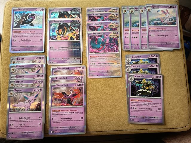 Pokemon Lote +500 Cartas Evoluciones Prismaticas