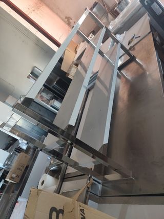 Estante acero inoxidable 160cm