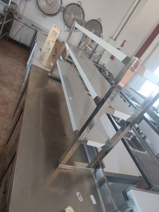 Estante acero inoxidable 160cm