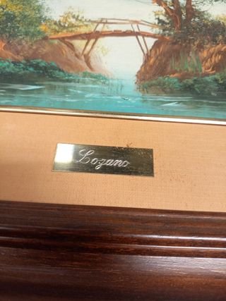 Cuadro al oleo Lozano - Paisaje