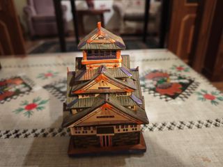 Casita joyero madera vintage