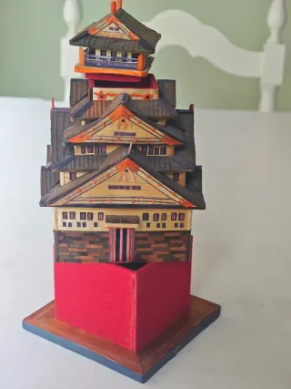 Casita joyero madera vintage