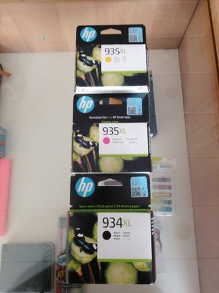 Cartuchos HP 934XL y 935XL