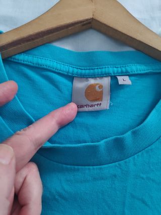 Carhartt turquesa - camiseta vintage