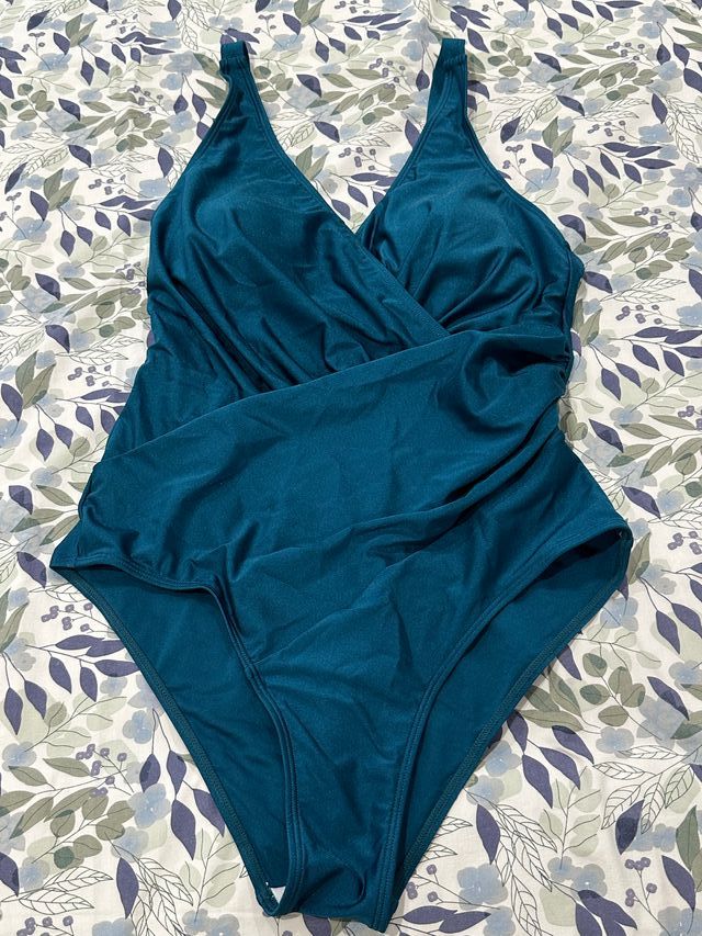 Bañador control barriga M-L - Tea Blue