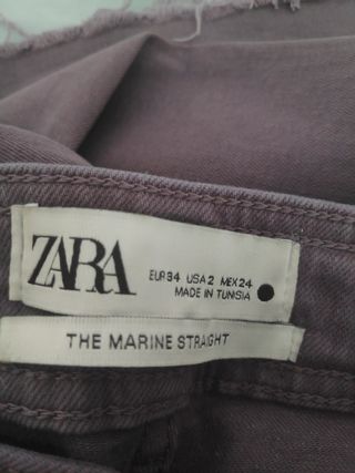 Vaqueros acampanados Zara - Morados