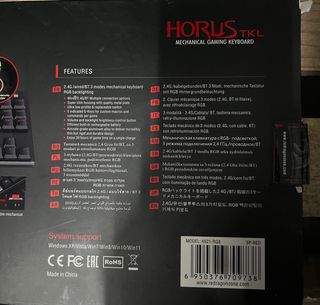 Redragon Horus TKL - Teclado Mecánico Gaming
