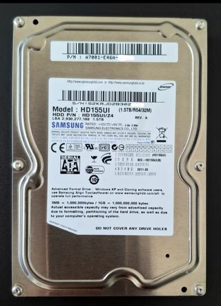 1,5 TB Disco Duro Samsung