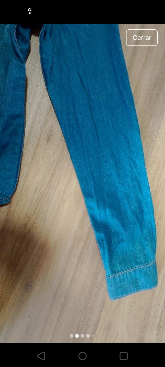 Camisa vaquera Sfera niña (11-12)