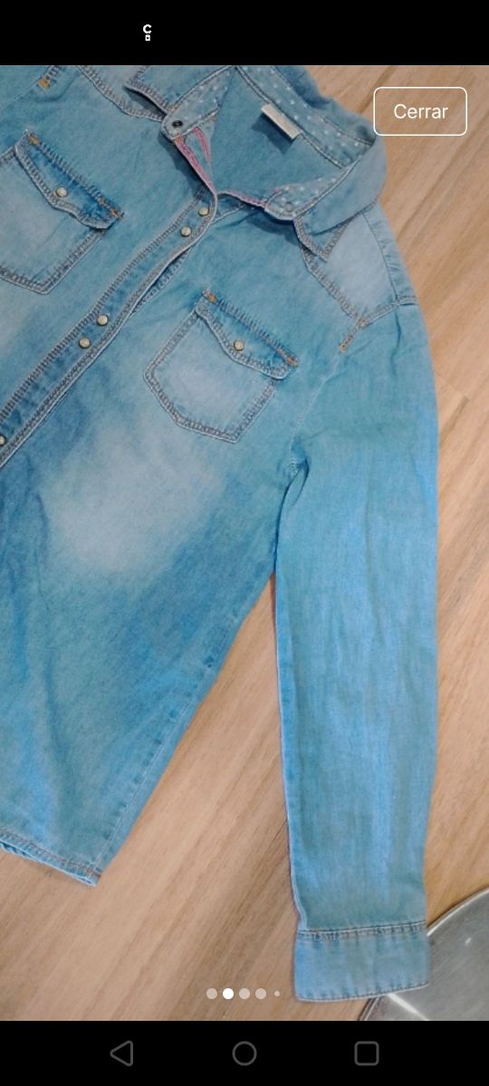 Camisa vaquera Zara niña (9-10)