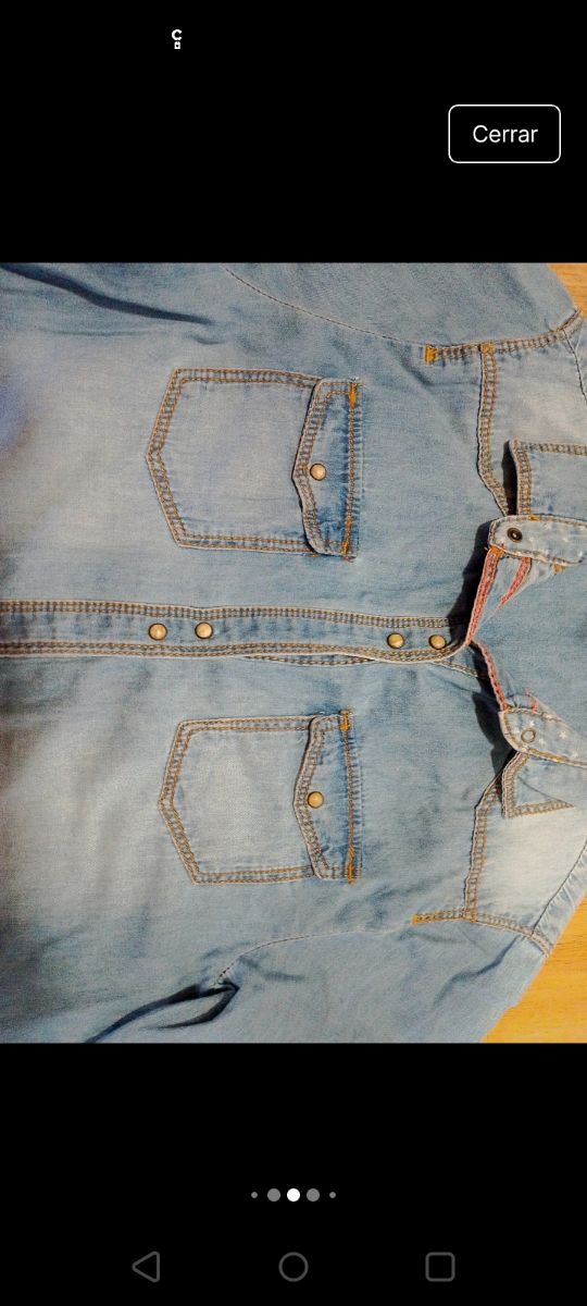 Camisa vaquera Zara niña (9-10)