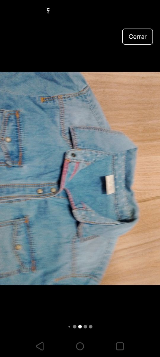 Camisa vaquera Zara niña (9-10)