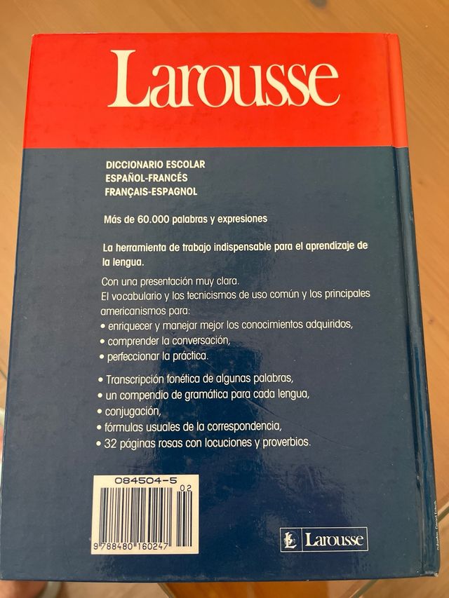DICC.ESCOLAR LAROUSSE ESP-FRA / FRA-ESP
