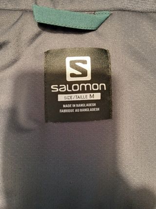 Chaqueta y pantalon de esquí Salomon y rossingnol

