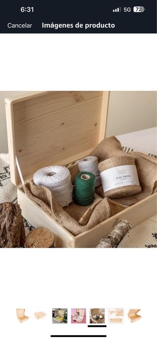 Caja madera decorativa grande