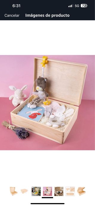 Caja madera decorativa grande