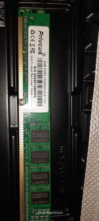 RAM Privcus 8GB DDR3 1333MHz