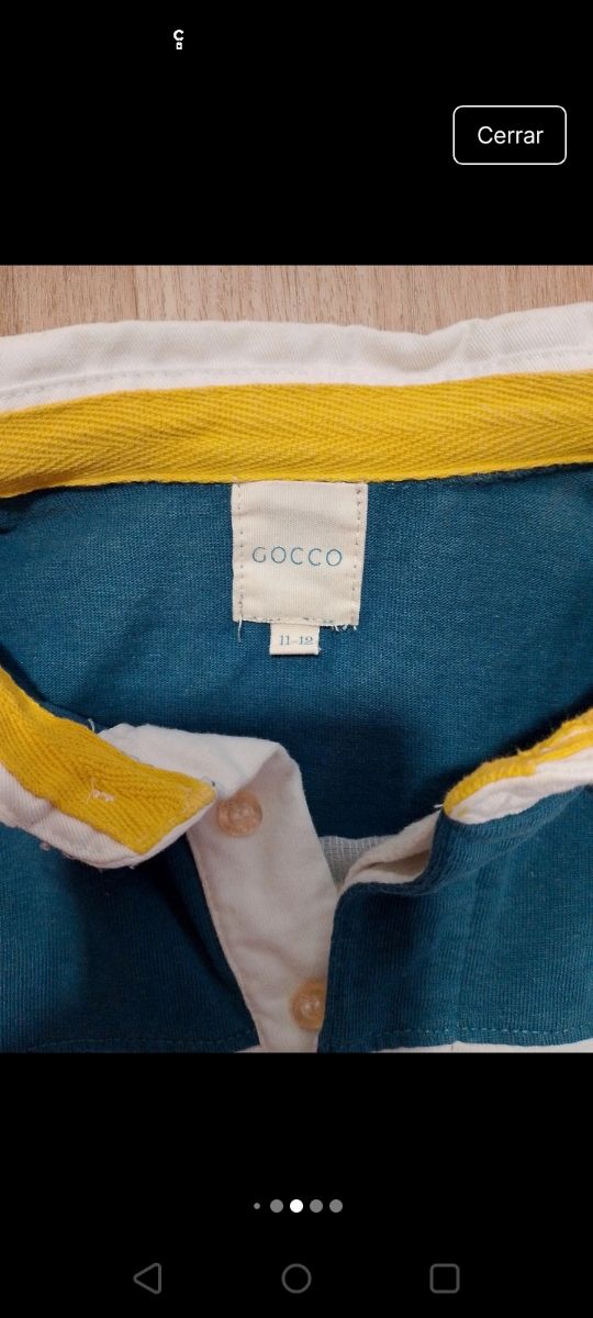 Polo Gocco niño talla 11-12