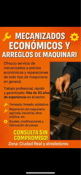 Mecanizados y arreglos maquinaria