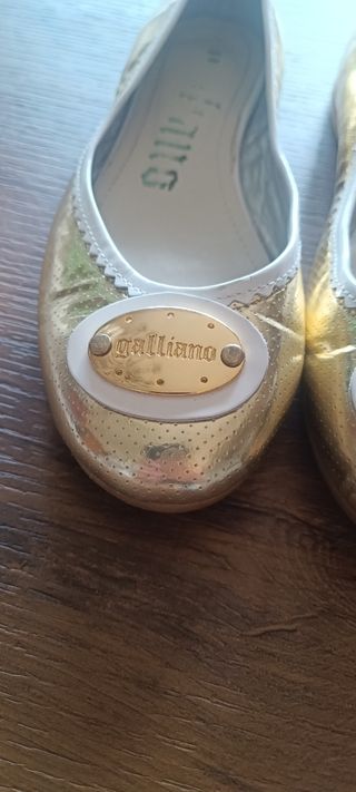 Ballerine Galliano oro n.36