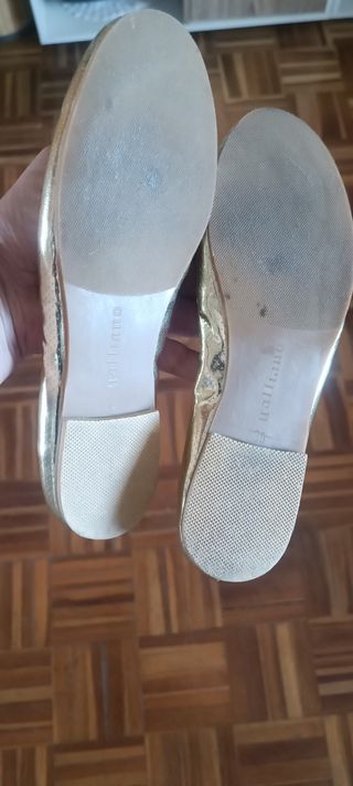Ballerine Galliano oro n.36