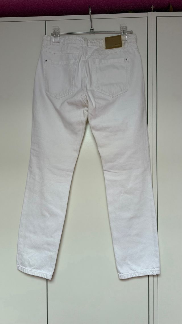 Jeans blancos rotos - relaxed fit