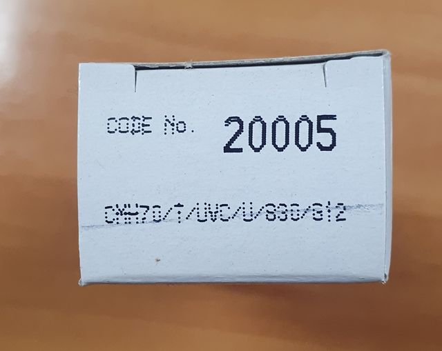 Lámpara G12 GE CMH70-T-UVC-U-830-G12