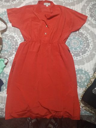 Vestido rojo vintage