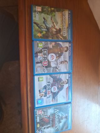 PSVita: Uncharted, FIFA 13-14, AC Liberation