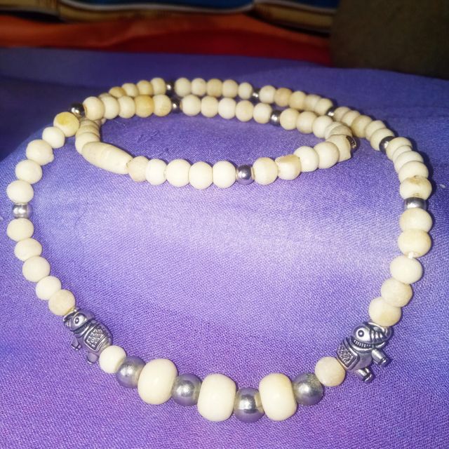 Rara! Antica collana Osso Ivory