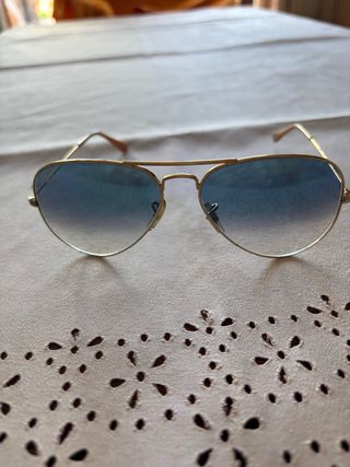 Ray Ban Aviator: Gafas sol azules unisex