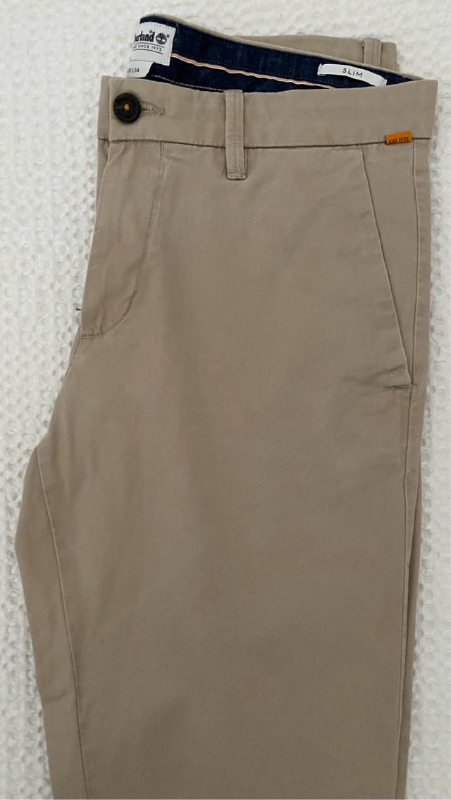 Calças chinos bege Timberland - Slim