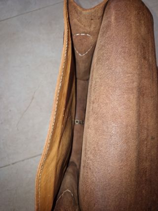 Bolsa bandolera cuero marrón