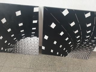 2 Cuadros abstractos decoración 30€ los dos
