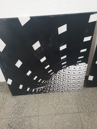 2 Cuadros abstractos decoración 30€ los dos
