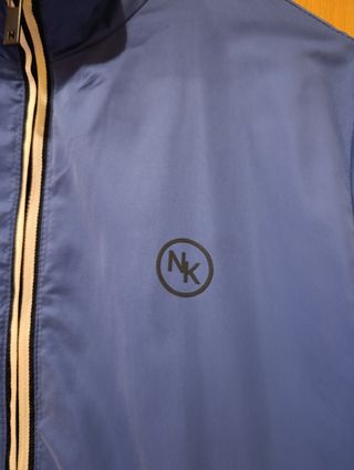 Chaqueta bomber azul