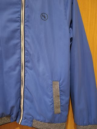 Chaqueta bomber azul