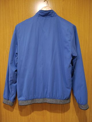 Chaqueta bomber azul