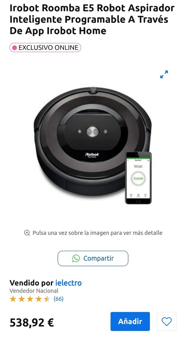Roomba e5 - Robot aspirador