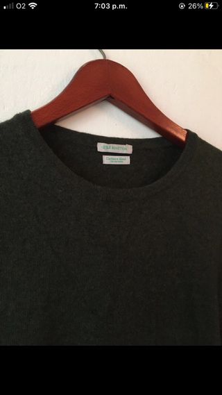 Jersey lana verde oscuro